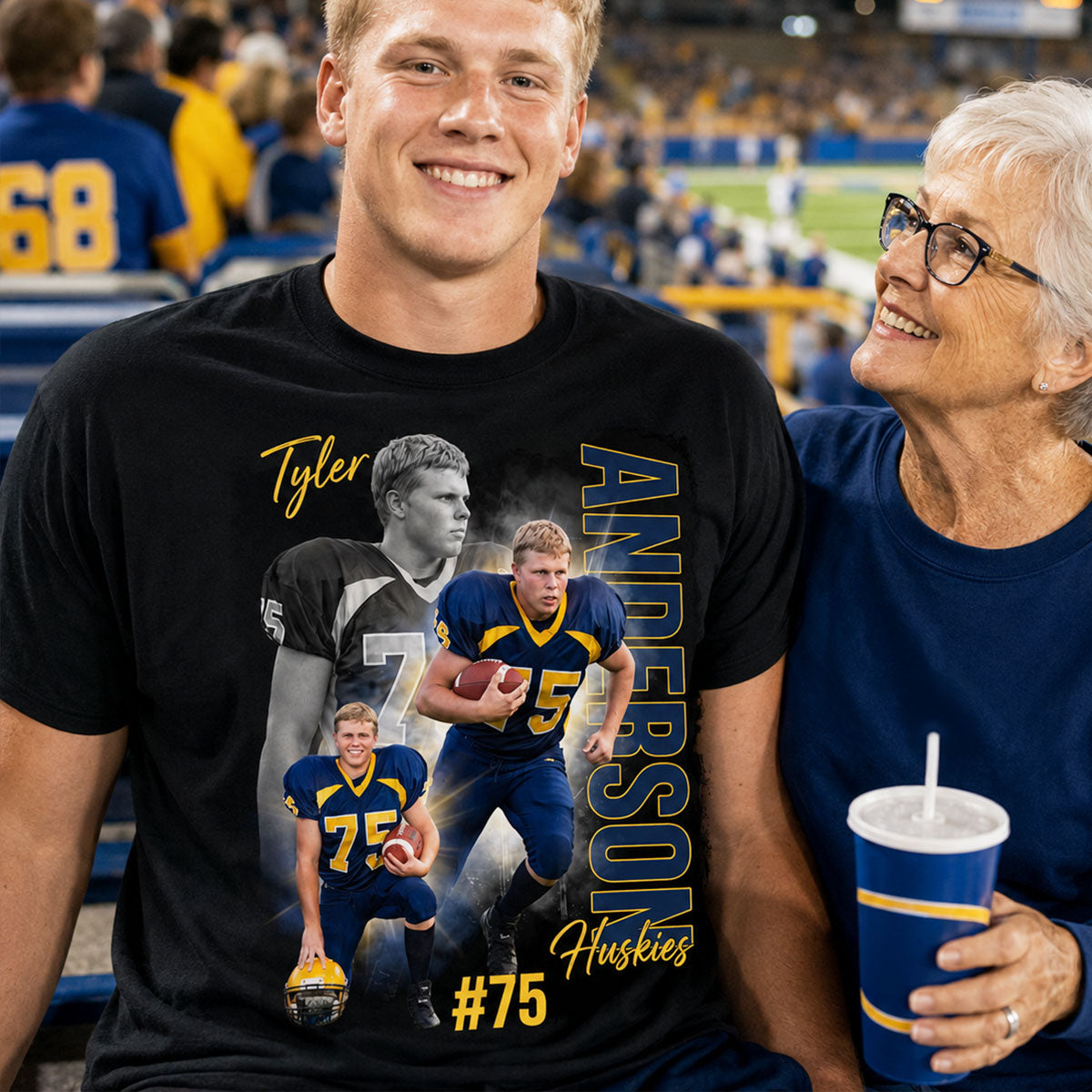 Custom Player Sport - Personalized Shirt - Trendy Bootleg Tee for Him, Gift for Her