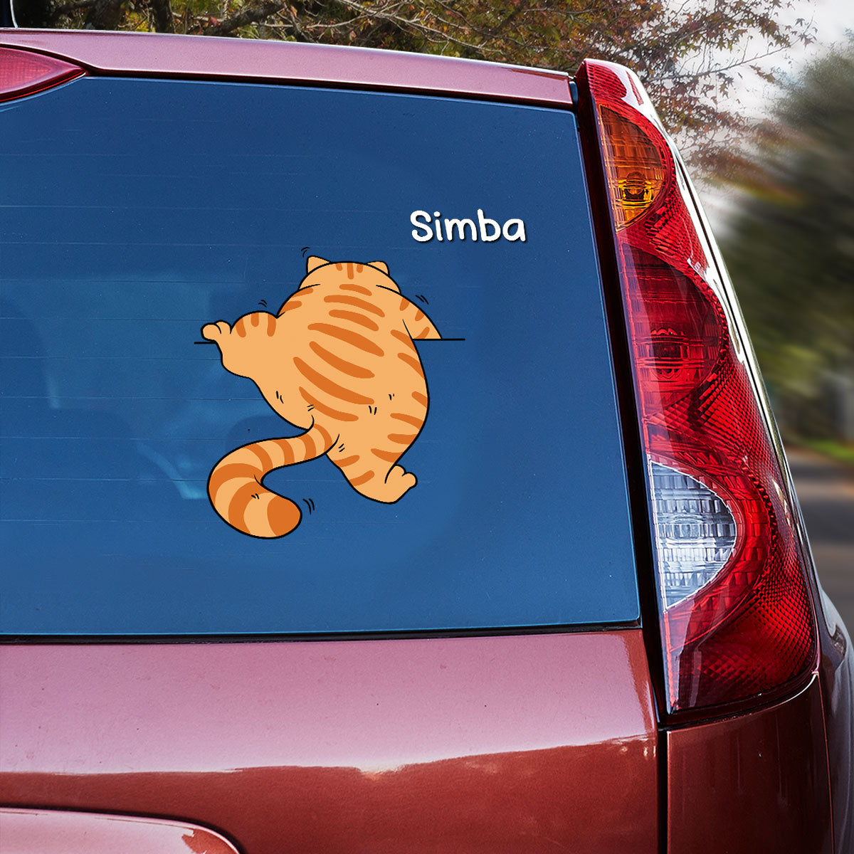 Cute Naughty Cat Decor Gift For Cat Lover Personalized Decal