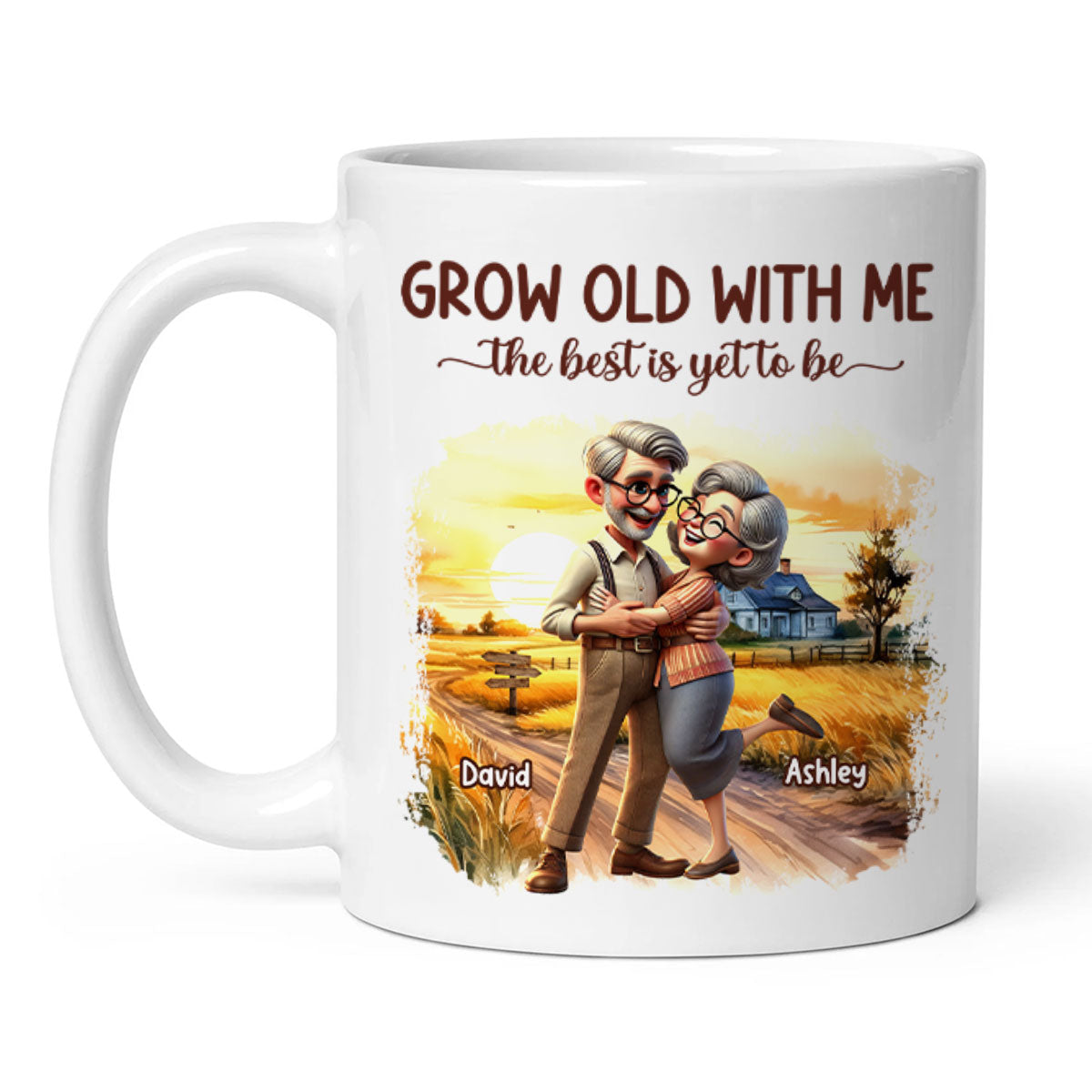 I Had You And You Had Me Happy Old Couple Personalized Mug, Anniversary  For Him, For Her, Husband, Wife