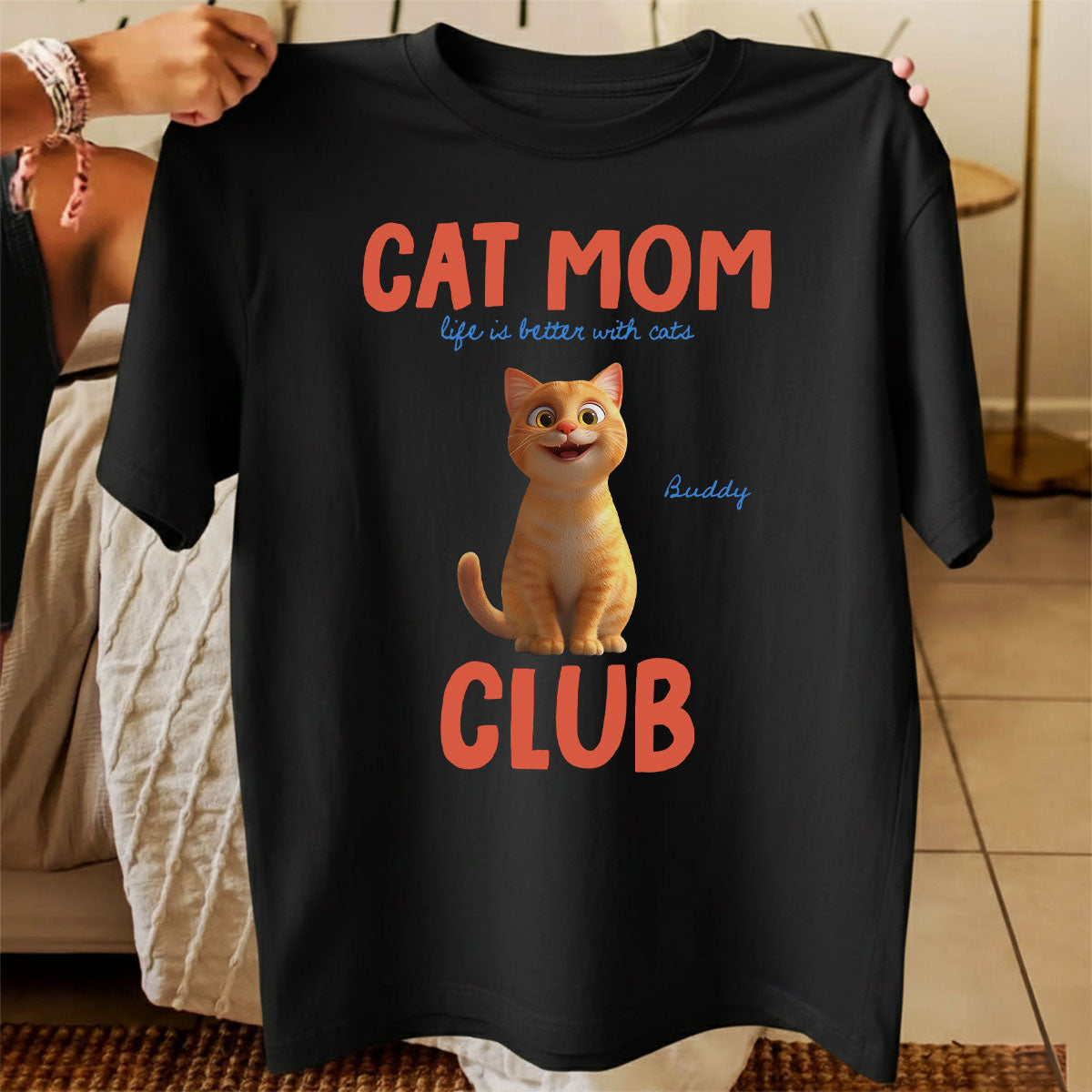 Life Is Better With Cats - Personalized Shirt - Gift For Cat Lovers