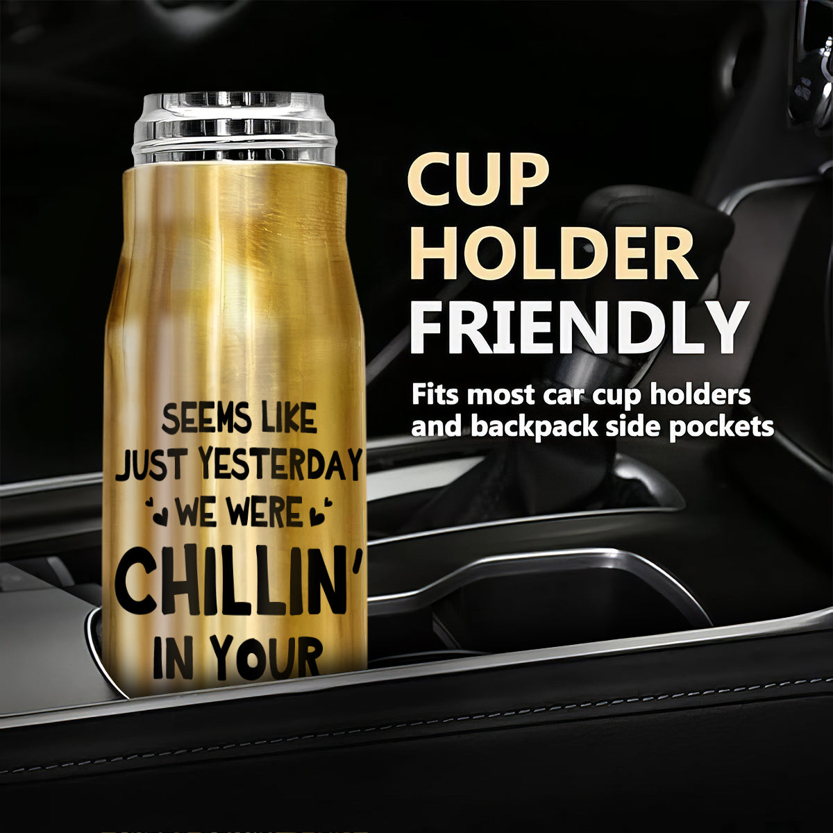 We Were Chillin‘ In Your Balls Funny Gift For Husband Dad Personalized Bullet Tumbler