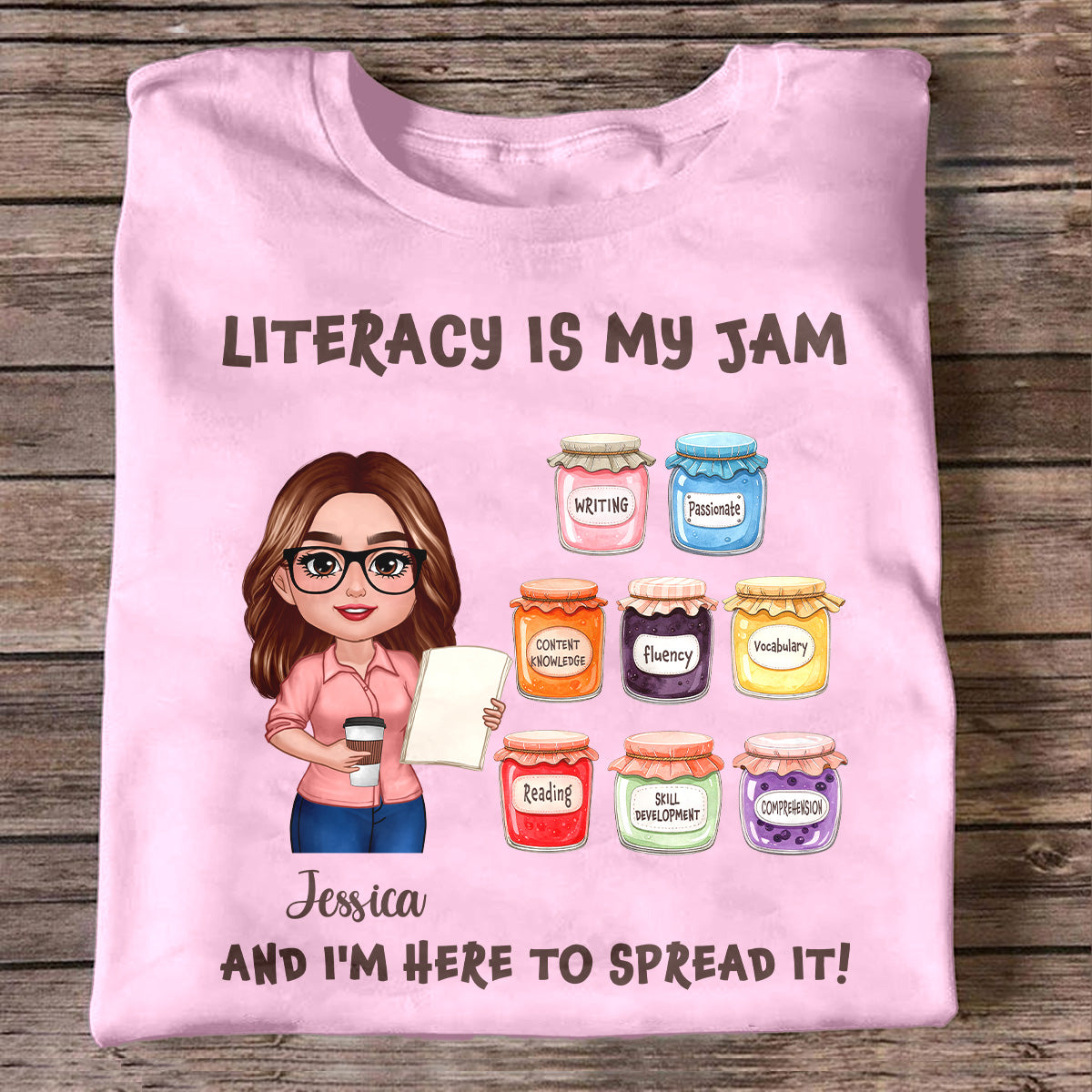 Teacher Teaching Is My Jam Personalized Shirt
