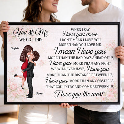 You & Me We Got This Couple - Personalized Poster - Gift for Couple