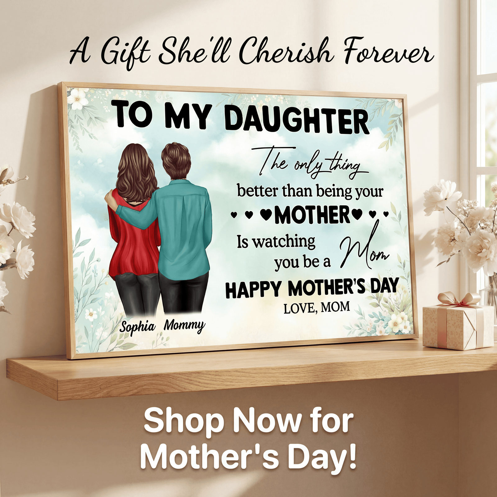 To My Daughter From Mom - Personalized Poster - Heartfelt Gift For Daughter