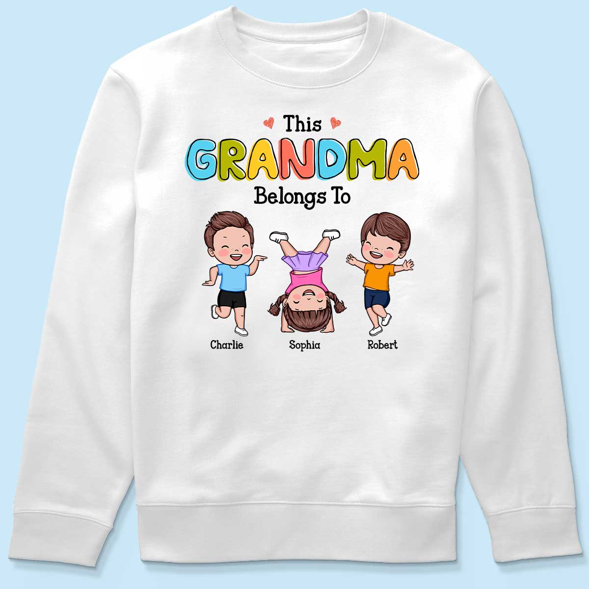 GrandLove Threads: Wrapped in Warmth, Woven with Love, Perfect Personalized Gift for Mother's Day 2024
