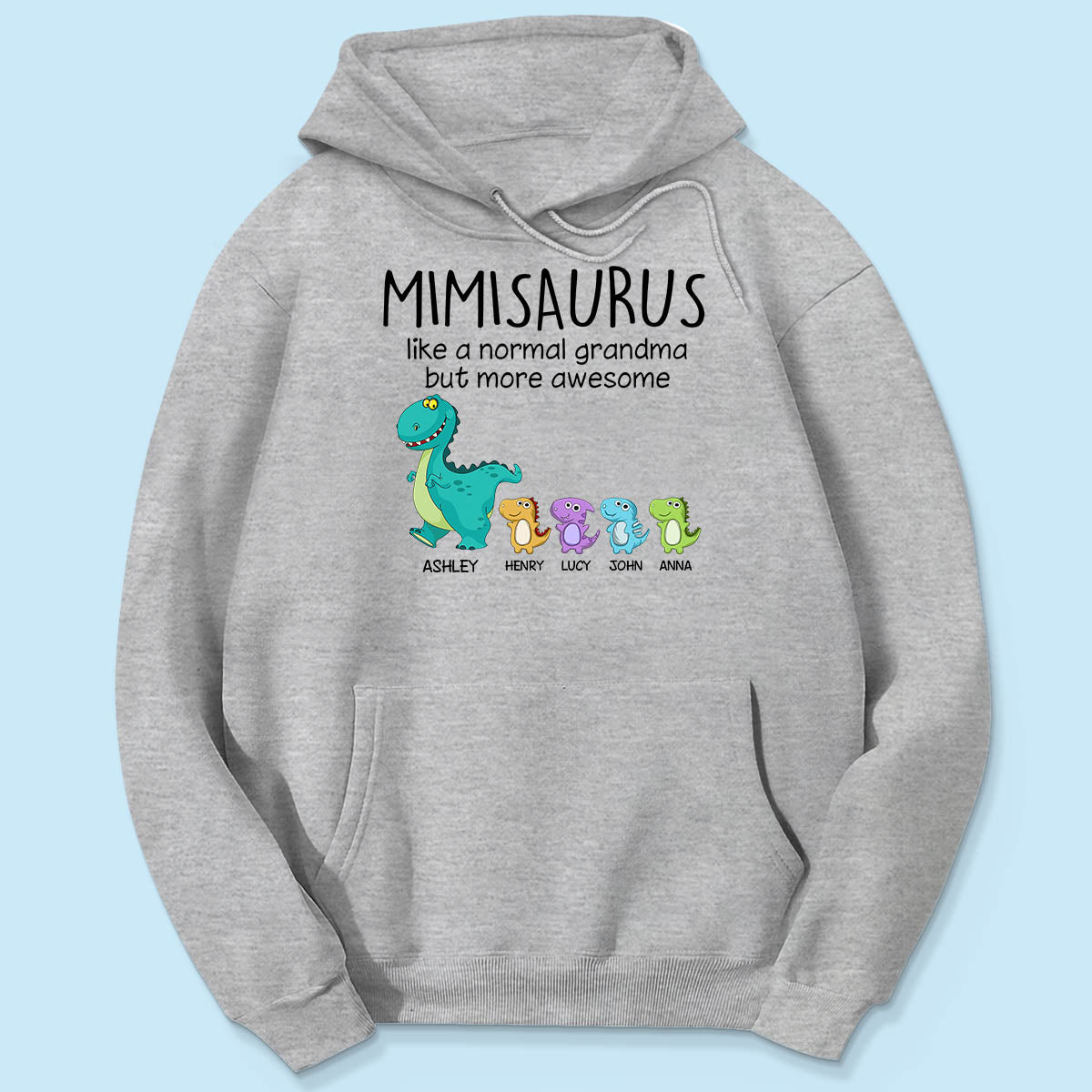 Grandmasaurus And Kids Personalized Shirt