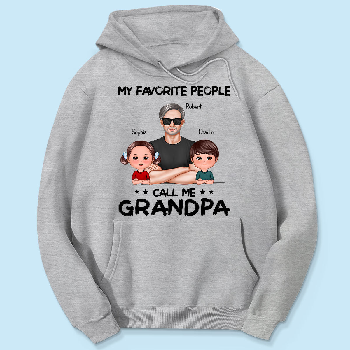 Favorite People Call Me Grandpa Personalized Shirt