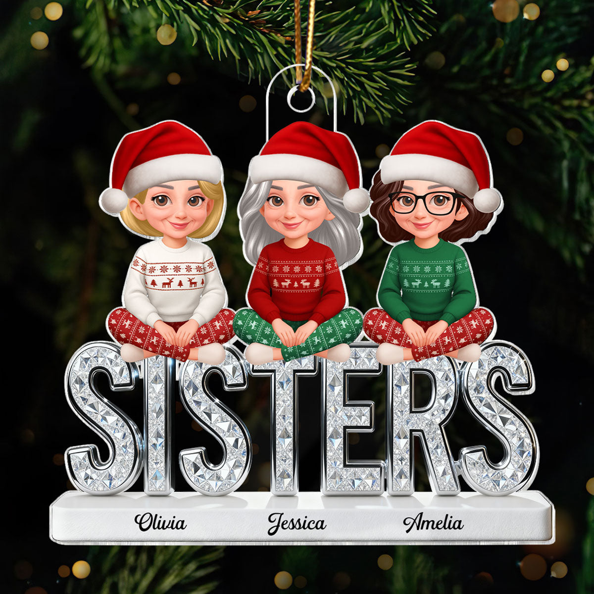 Upsell Christmas Card For Sister