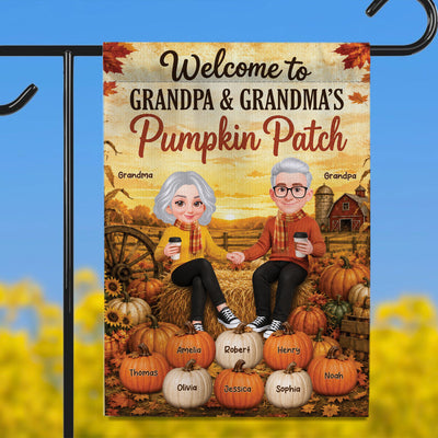 Trending Fall Season Cozy Warm Farmhouse Style - Personalized Garden Flag - Fall Decoration