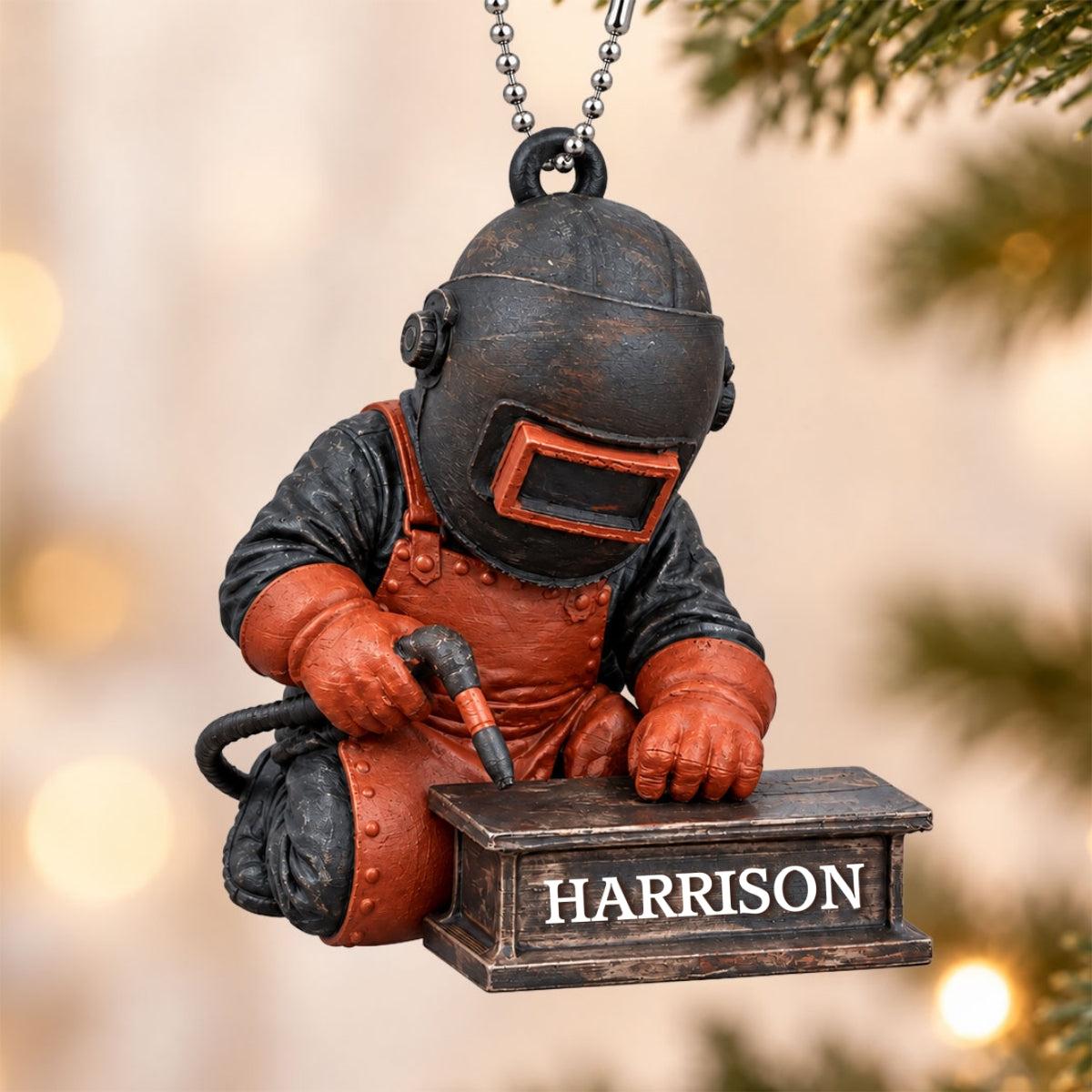 Welder Christmas - Personlized 3D Printed Ornament - Christmas Gift for Welder