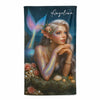 Pretty Mermaid Personalized Beach Towel, Custom Mermaid from Photo