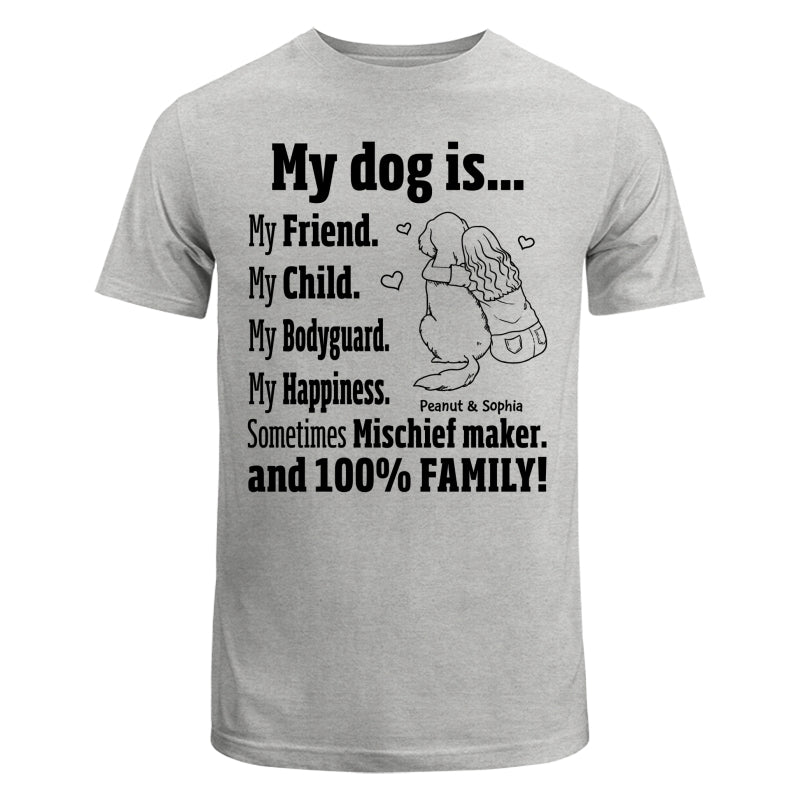 My Dog Is My Family Gift For Dog Mom Personalized Shirt