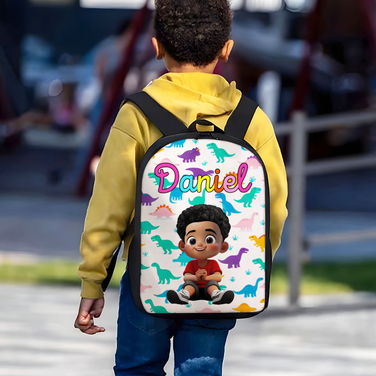 Unicorn, Mermaid, Dinosaur, Space Theme - Personalized Backpack - Back to School Backpack for Kids