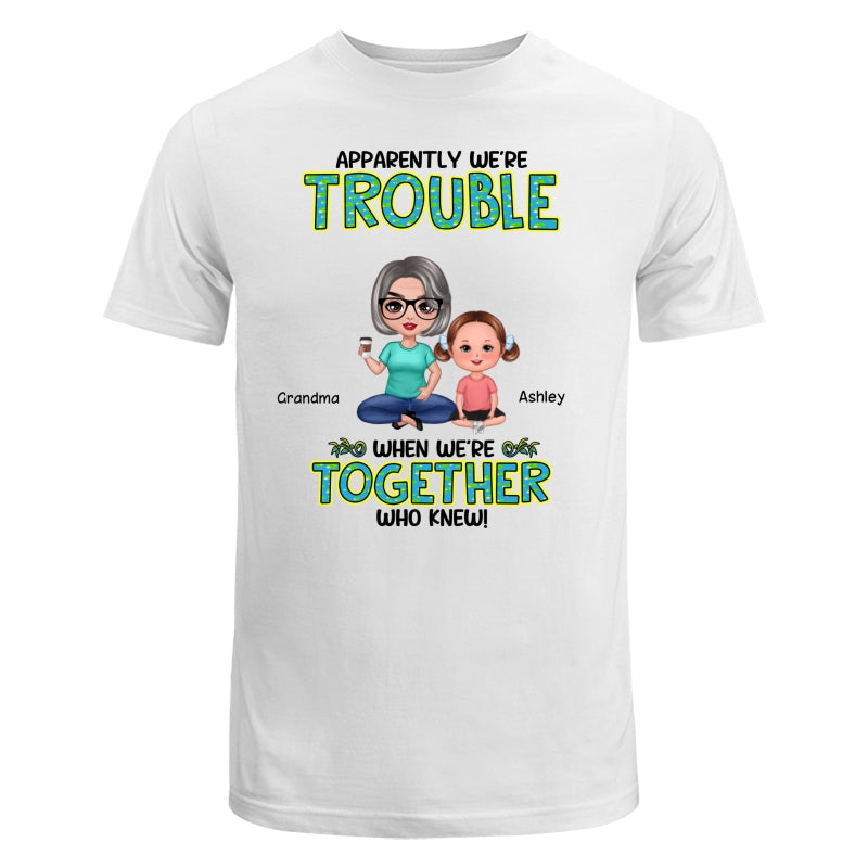 Get In Trouble Doll Grandma Grandkids Personalized Shirt