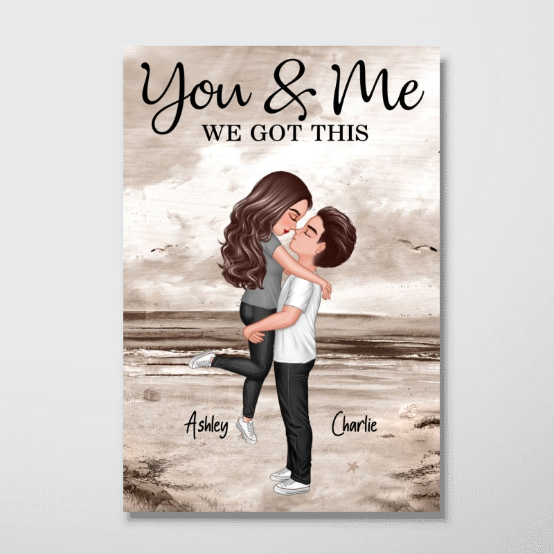 Eternal Love: Retro Romance Poster, Anniversary Gift For Couple