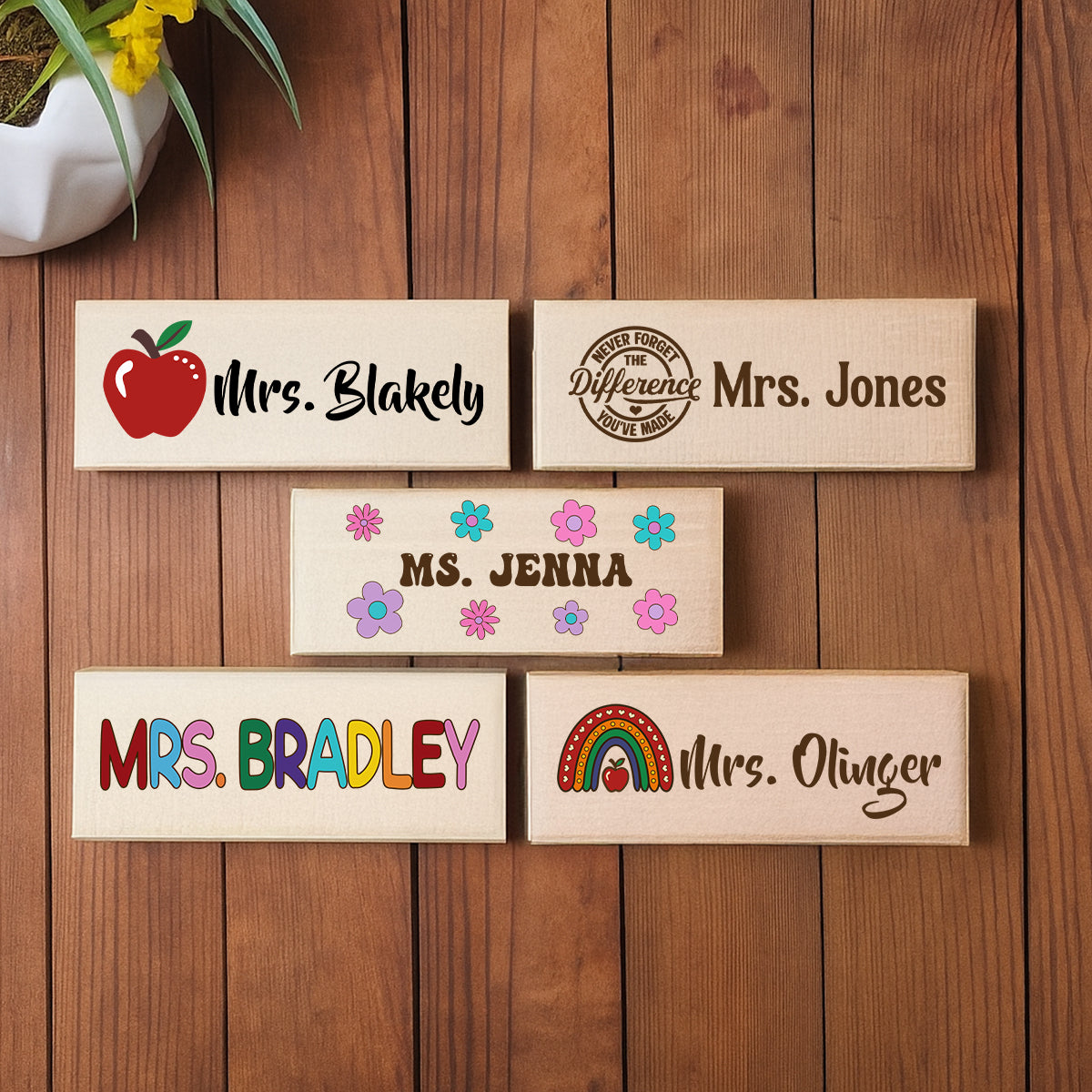 Personalized Teacher Whiteboard Eraser, Custom Teacher Appreciation Gifts, Chalkboard Eraser with Marker, Preschool Teacher Name gifts