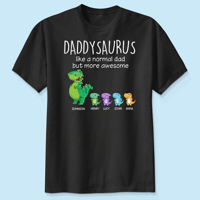 Grandpasaurus And Kids Personalized Shirt