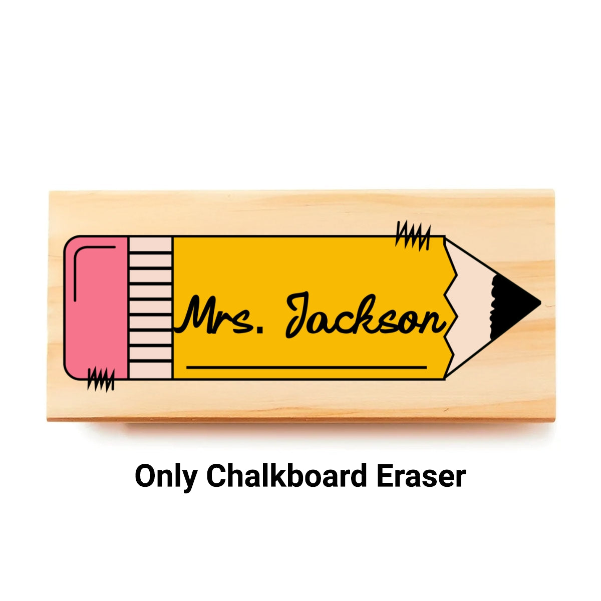 Personalized Teacher Whiteboard Eraser, Custom Teacher Appreciation Gifts, Chalkboard Eraser with Marker, Preschool Teacher Name gifts