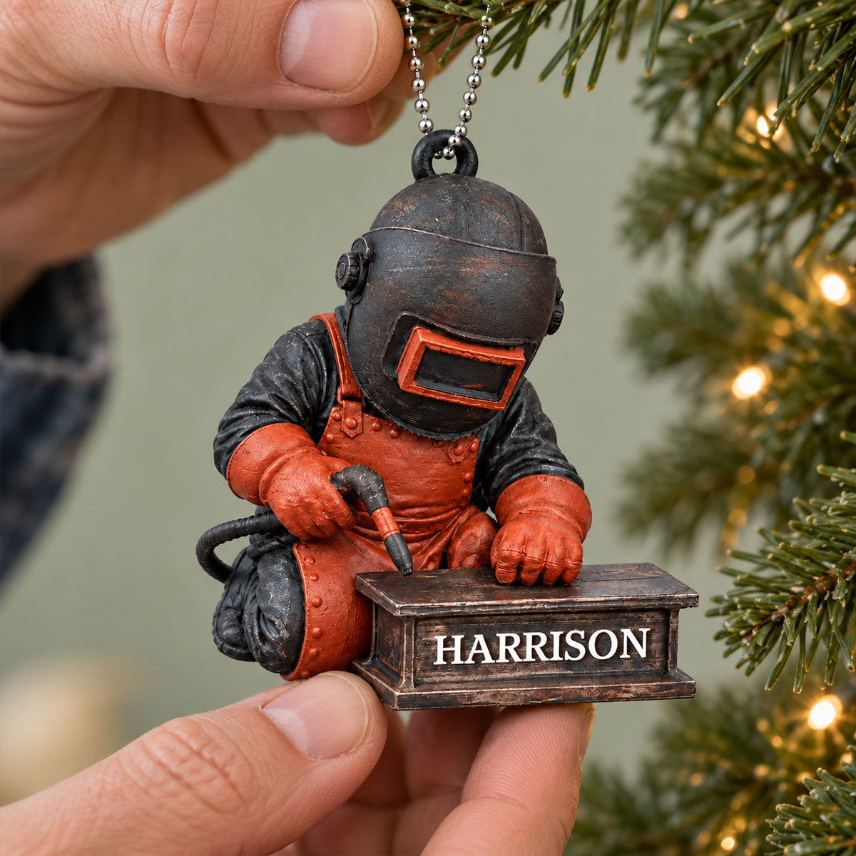 Welder Christmas - Personlized 3D Printed Ornament - Christmas Gift for Welder