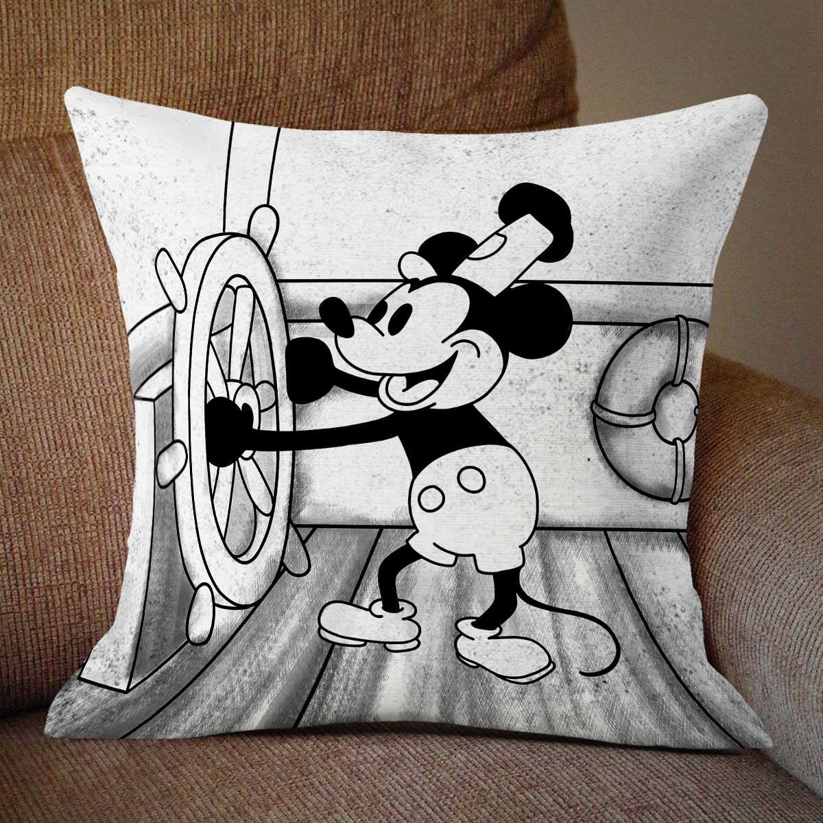 Vintage Famous Cartoon Character Personalized Pillow