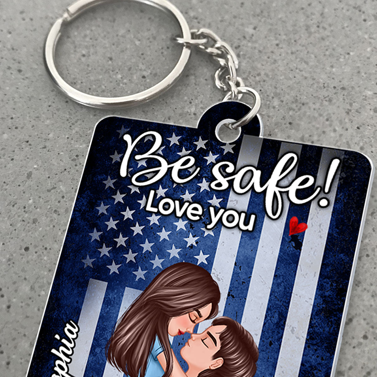 You & Me We Got This Hero Couple QR Code Song Gifts by Occupation Personalized Acrylic Keychain, Anniversary Gift For Her Gift For Him