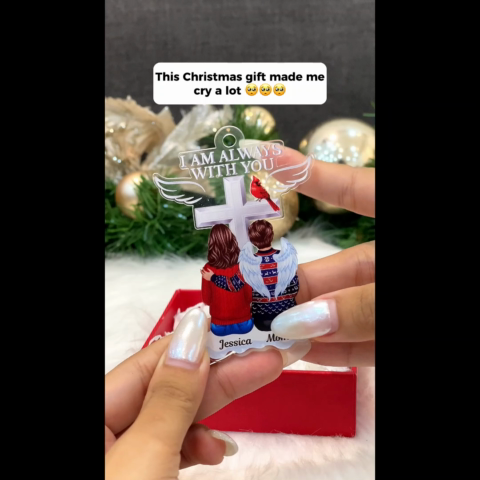 Always With You Family Memorial Keepsake - Personalized Acrylic Ornament