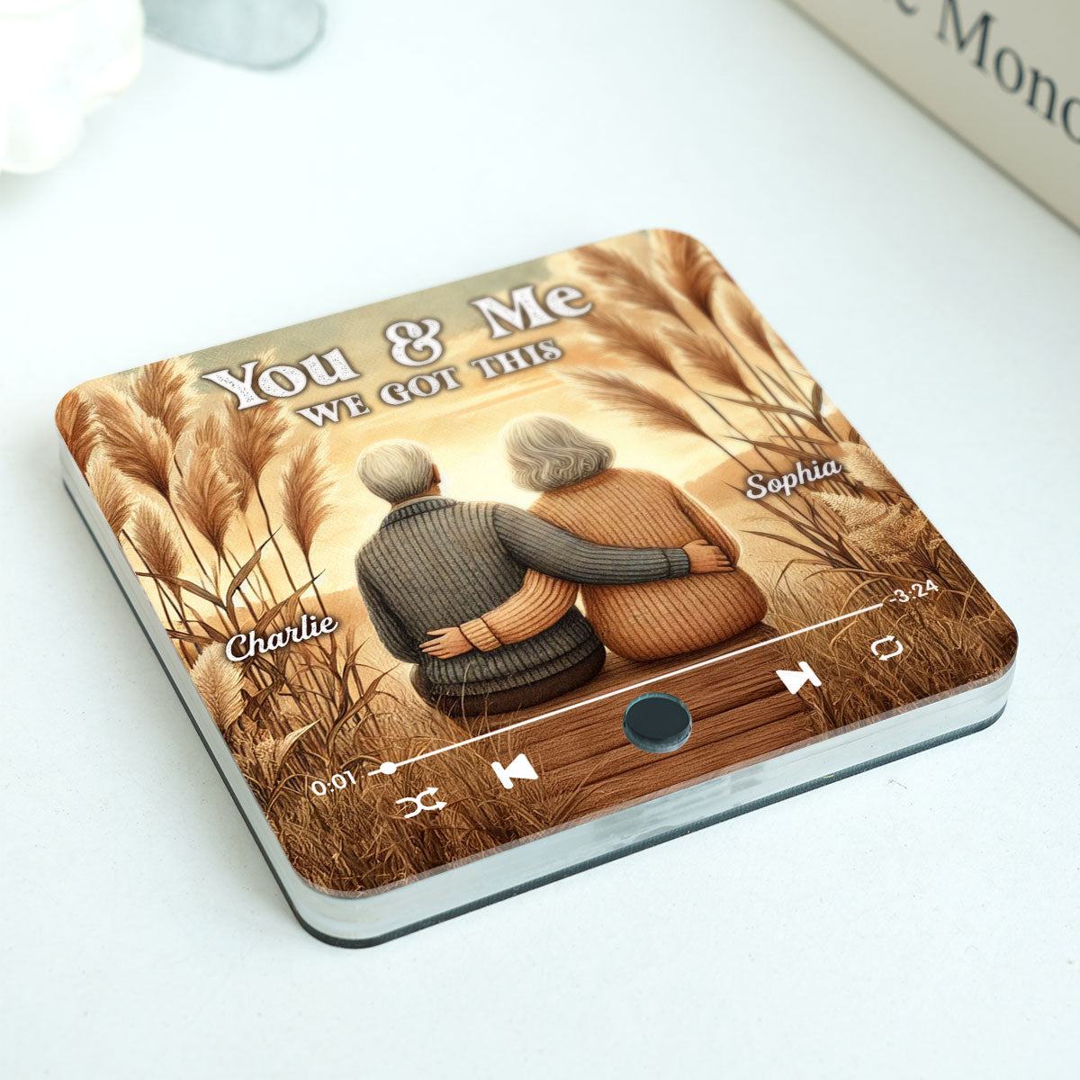 You & Me We Got This Old Couple Personalized Bluetooth Music Fridge Magnet, Valentine's Gift For Her, Gift For Him