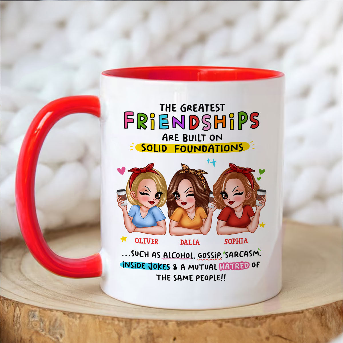 The Greatest Friendship Personalized Mug for Besties