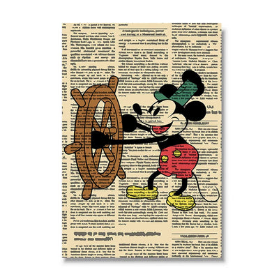 Famous Cartoon Character Personalized Vertical Poster