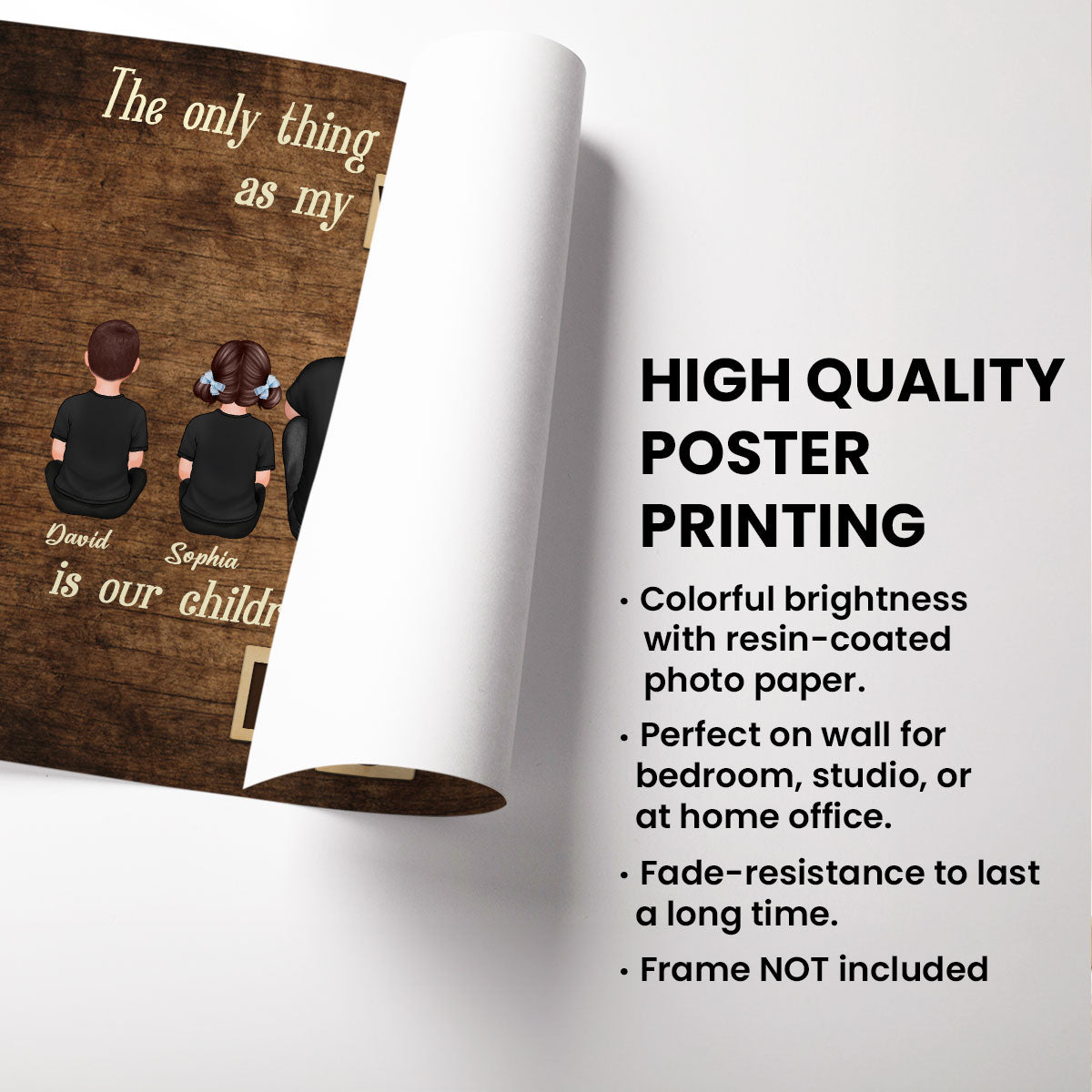 The Only Thing Better Than Being My Wife Personalized Horizontal Poster, Gift For Mom