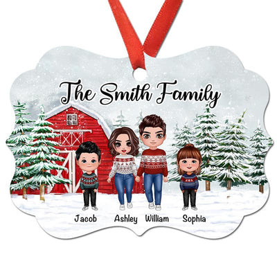 Family Go To Christmas Tree Farm Personalized Christmas Ornament