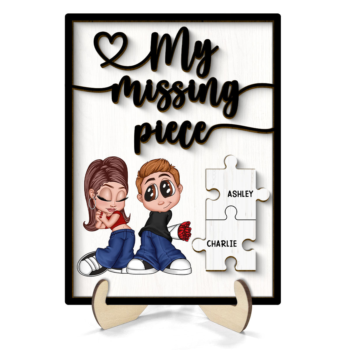 Upsell Valentine's Day Couple Greeting Card (Cendo) (DUP)