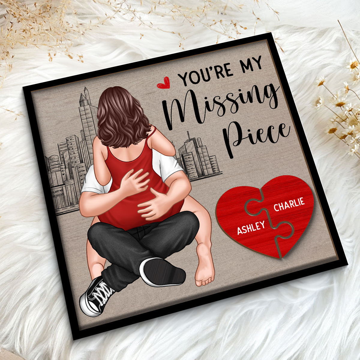 Couple You Are My Favorite Thing To Do Personalized 2-Layer Wooden Plaque