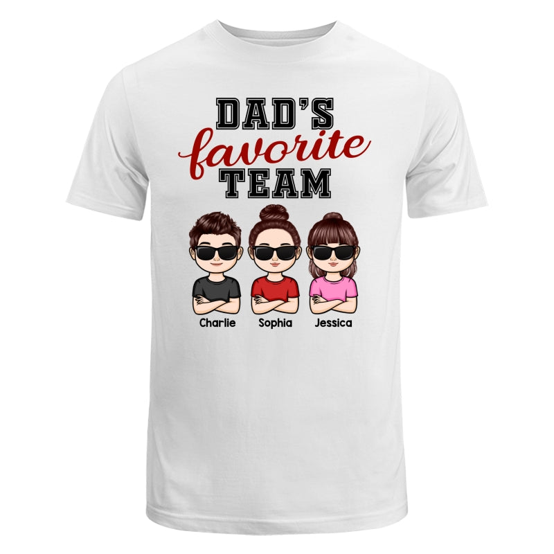 Dad Grandpa Favorite Team Kids Crossed Arm Personalized Shirt