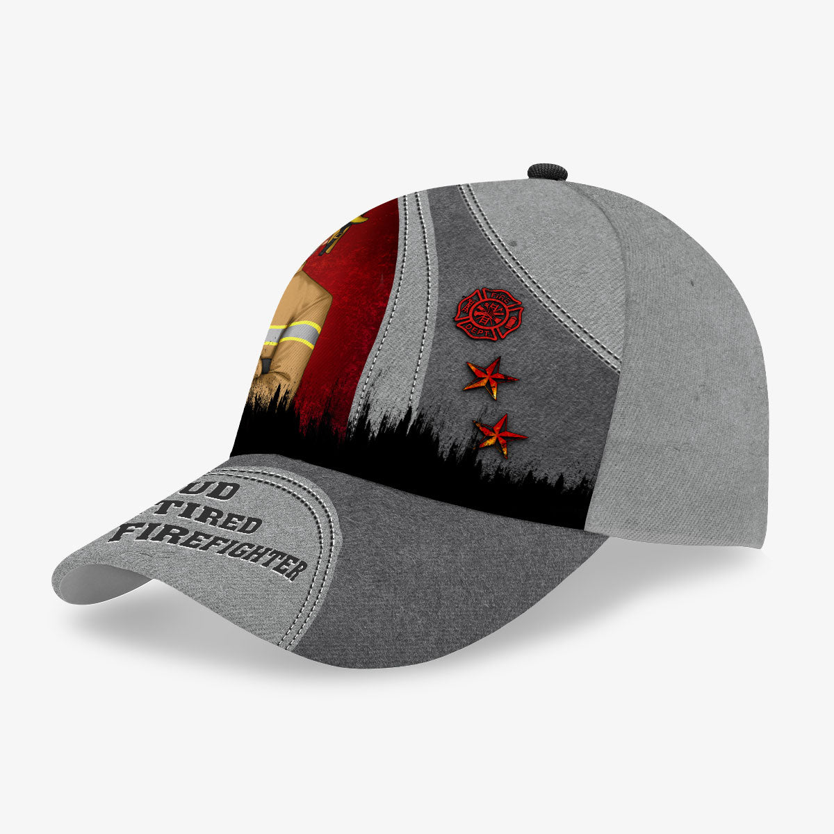 Proud Retired Firefighter Personalized Classic Cap