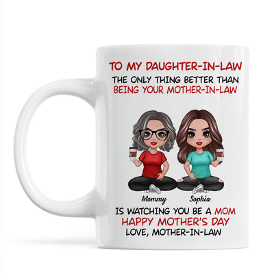 To My Daughter-In-Law Happy Mother‘s Day Personalized Mug, Heartfelt 2025 Gift