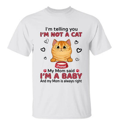 Baby Cats Polka Dot Cat Mom Personalized Shirt