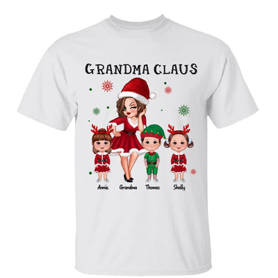 Grandma Claus Pretty Woman Christmas Personalized Shirt