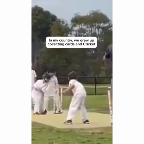 Cricket No. 1 Dad Man & Kids Trading Card Style - Personalized Acrylic Block Plaque