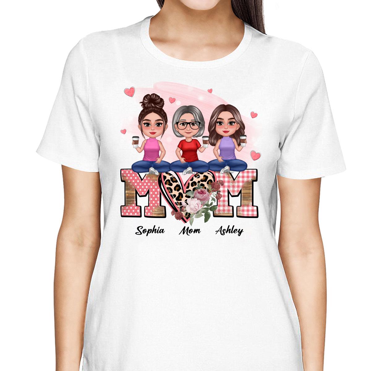 Best Mom Ever Sitting On Text Personalized Shirt