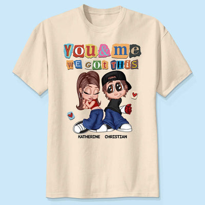 Y2K Couple Ransom Note Personalized Shirt, Gift For Him Gift For Her