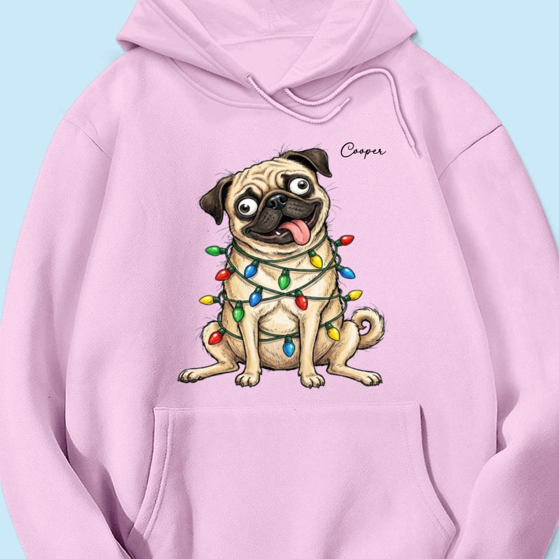 Custom Pet Portrait Quirky Silly Dog - Personalized Shirt - Funny Christmas Gift For Dog Lover