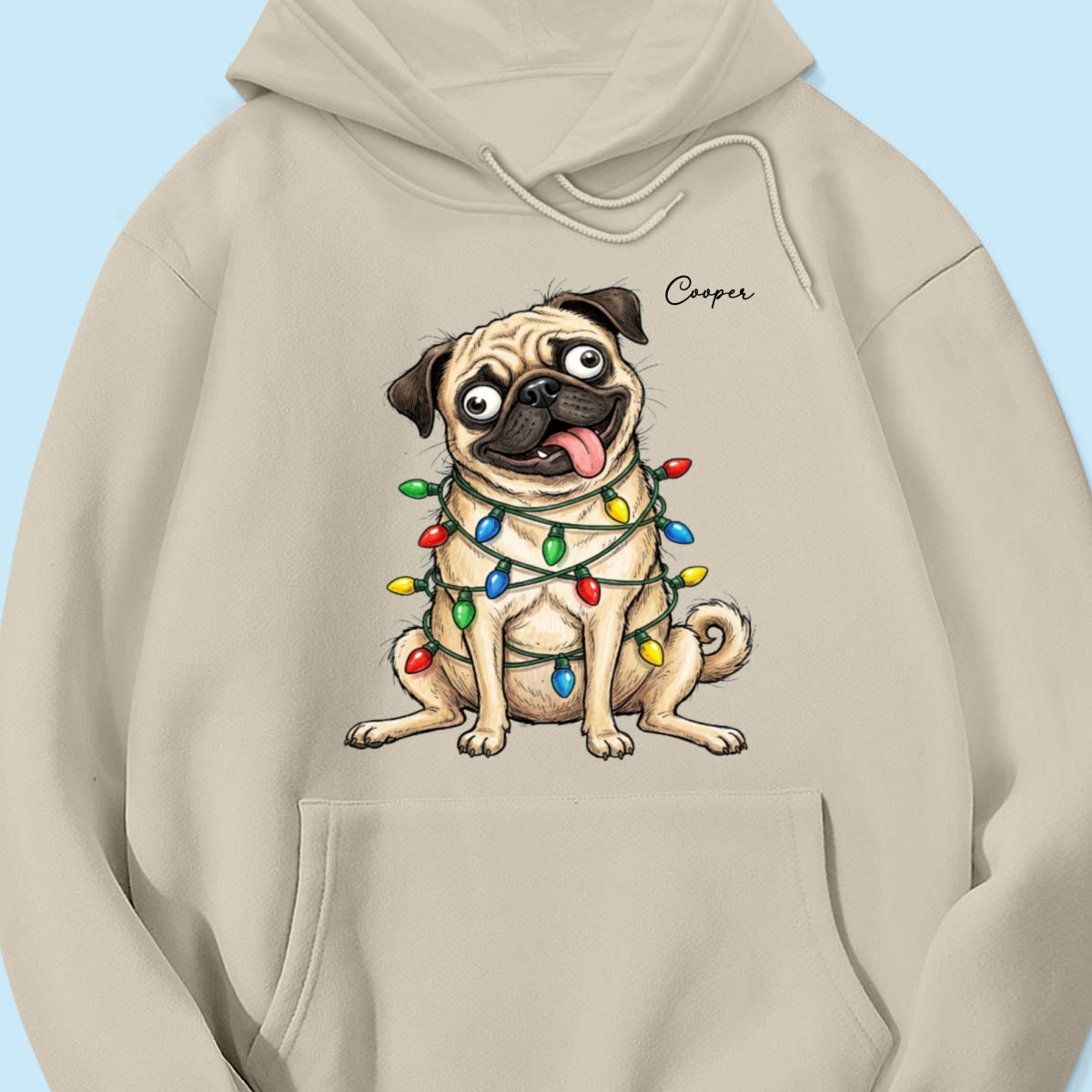 Custom Pet Portrait Quirky Silly Dog - Personalized Shirt - Funny Christmas Gift For Dog Lover
