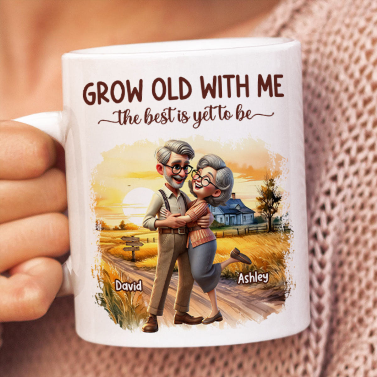 I Had You And You Had Me Happy Old Couple Personalized Mug, Anniversary  For Him, For Her, Husband, Wife