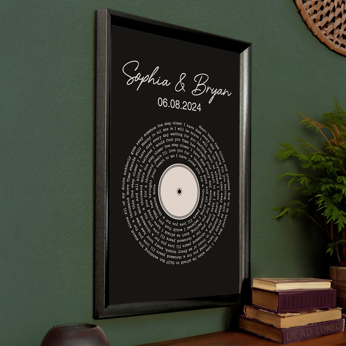 Custom Couple Favorite Song Vinyl Record Personalized Poster, Heartfelt Gift For Couple, For Him, For Her