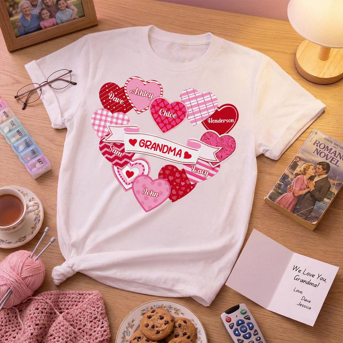 Grandma's Sweethearts Coquette Valentine's Day - Personalized Shirt