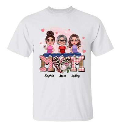 Best Mom Ever Sitting On Text Personalized Shirt