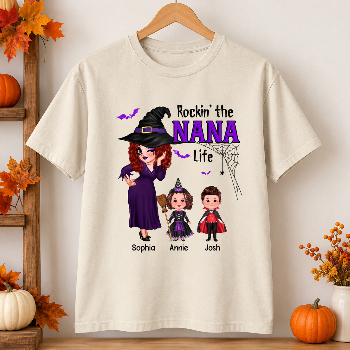 Pretty Woman Halloween Rockin‘ The Grandma Mom Life Personalized Shirt