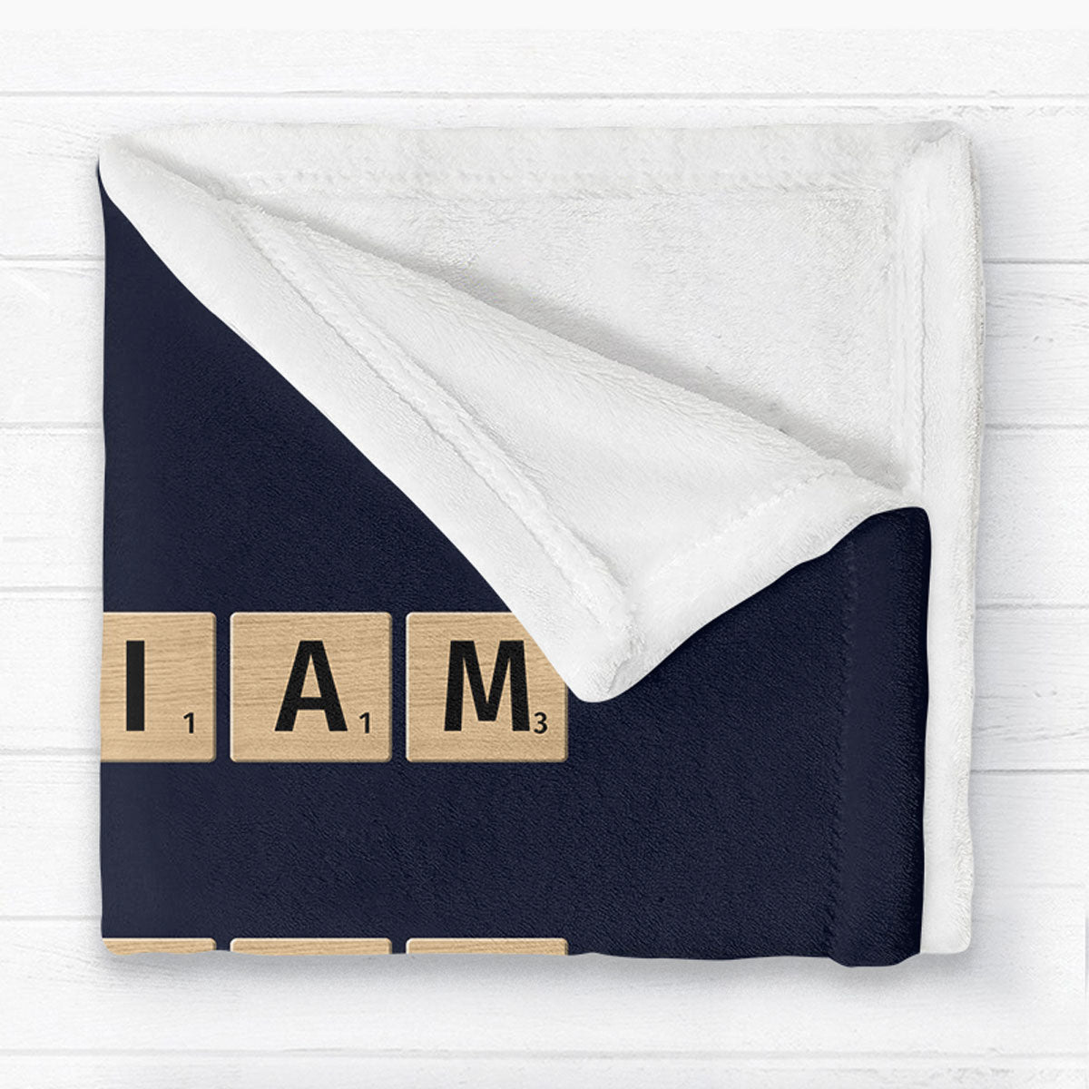 Family Crossword Puzzle Art Family Bond Personalized Fleece Blanket