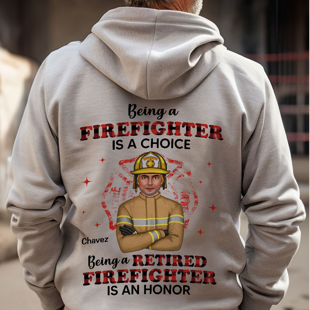 Being A Retired Firefighter Is An Honor Personalized Shirt